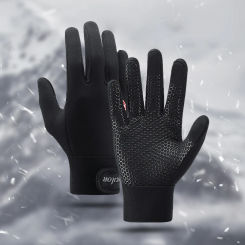 Kyncilor Autumn and Winter Cycling All Finger Waterproof Touch Screen Warm Gloves for Men and Women Mountaineering Gloves