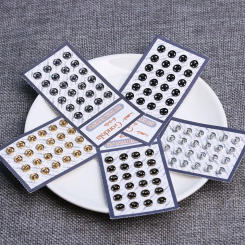 5mm Metal Buckle 10/24Pc Mini Button Buckle Doll Clothes Invisible Snap for Doll Clothing Dollhoues Miniature Sewing Accessories