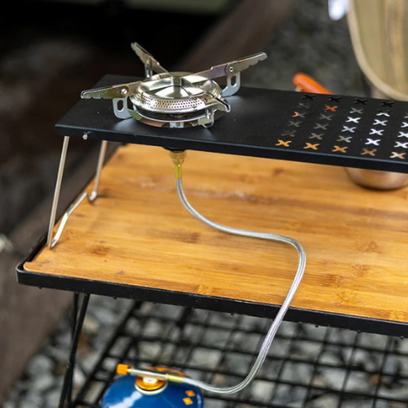 Description Picture 4 of itemOutdoor Picnic Stove Head Table Home Portable Folding Table Stove Combination Camping Barbecue Tea Water Stove Outdoor Equipment