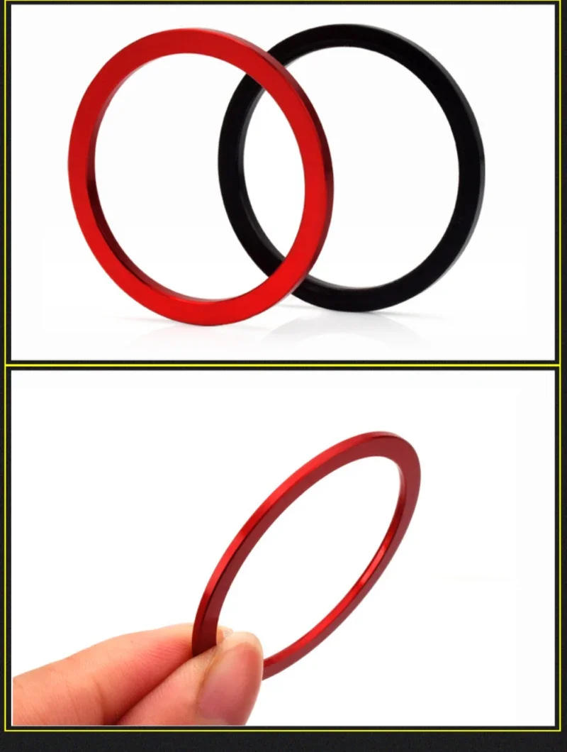 Description Picture 2 of item1/1.5/2/2.5/3mm Bicycle Hub Washer MTB Bike Flywheel Brackets Spacers Tower Base Bottom PadRing Cycling Axle Center Shaft Washer