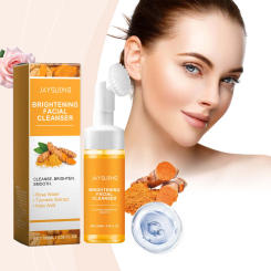 Turmeric Deep Cleansing Cleanser Exfoliate Reduce Facial Dirt Gentle Oil Control Nourish Skin Massage Moisturizing Face Cleanser