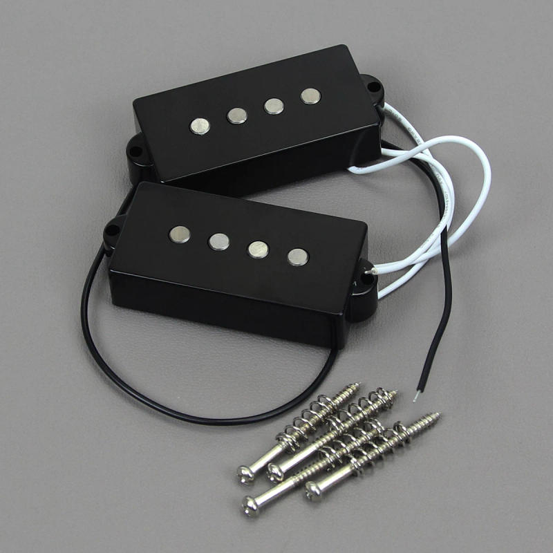Description Picture 3 of itemFLEOR PB Electric Bass Guitar Pickup 4 Strings PB Bass Pickups Alnico 5 Black