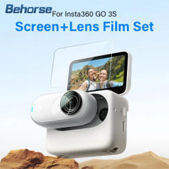 Tempered Glass Film For Insta360 Go 3S/Go 3 Anti-scrach Dustproof Screen Protection Film For Insta360 GO3S/GO3 Camera Accessory