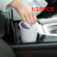 1/3/5PCS Mini Waste Bin Desktop Office Organizer Storage Home Garbage Basket Container Table Trash Bin Cleaning Barrel Small