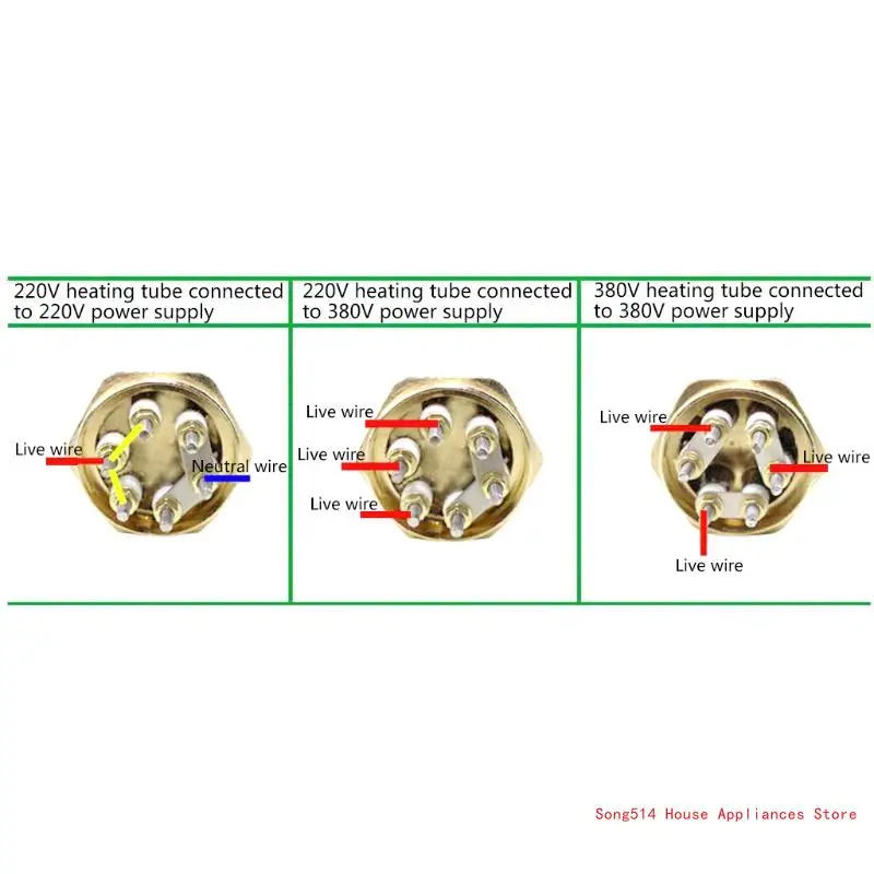 Description Picture 2 of itemWater for Tank DN40 Heating Pipe Water Heater Electrical Immersion Air 95AC
