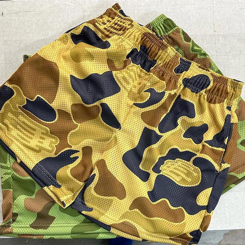 Description Picture 4 of itemEE NEW YORK CITY SKYLMen's Summer Mesh Print New Medium Pants Black Quarter Pants Casual American Basketball Shorts Outside Wear