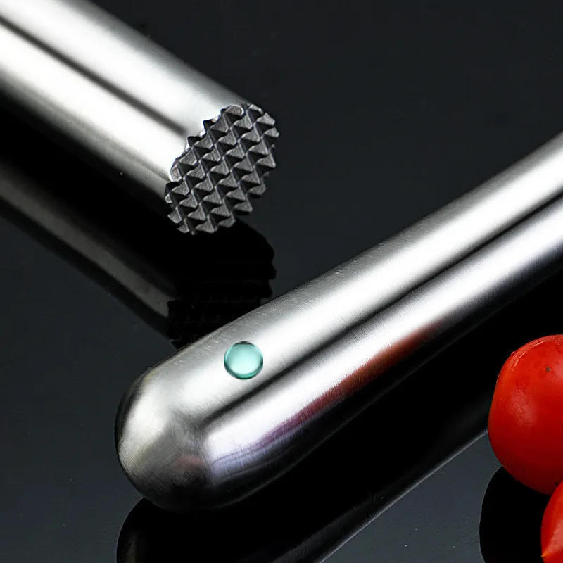 Description Picture 5 of itemStainless Steel Cocktail Muddler with Bar Mixing Spoon Cocktail Muddler Long Drink Stirrer Bartender Spoon Bar Accessories