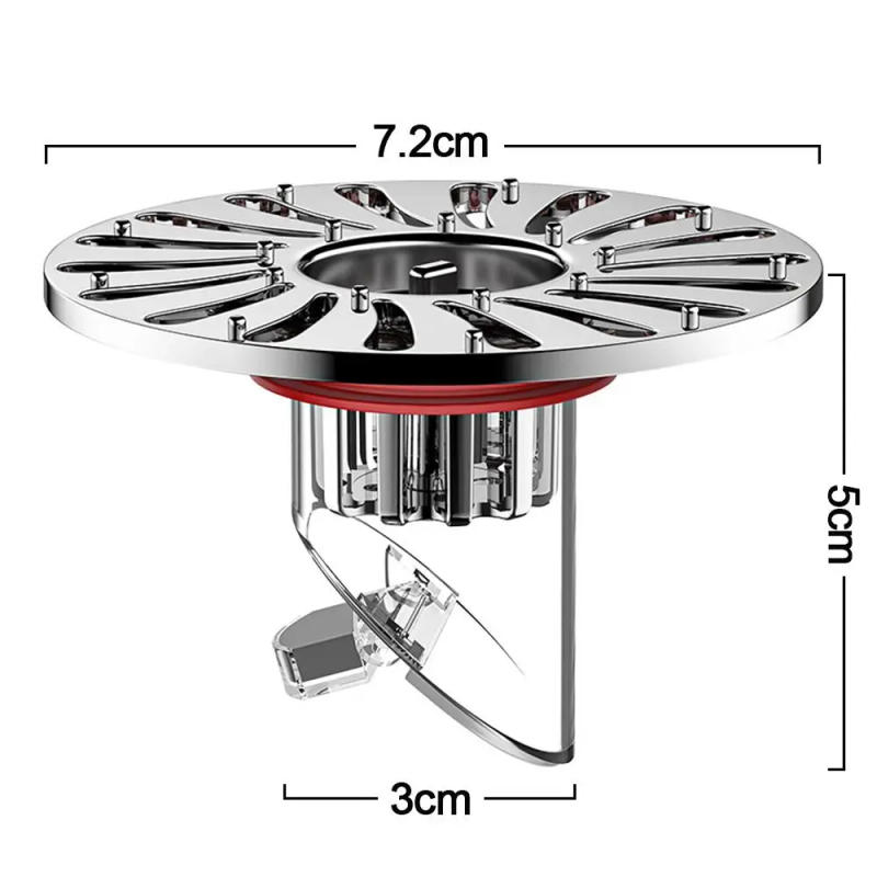 Description Picture 3 of itemAnti Odor Floor Drain Core Removable Insect Prevention Basin Drain Filter Colander Sewer Strainer Plug