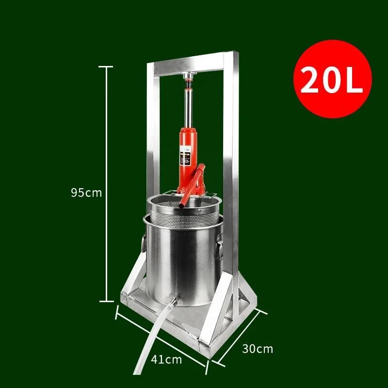 Description Picture 4 of item50L Fruit Squeezer Upgrade 304 Stainless Steel Self-brewed Wine Press Thickening Winemaking Juicer Vegetables and Fruits