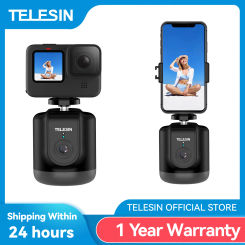 TELESIN AI Smart Shooting Gimbal Selfie 360° Rotation Auto Face Tracking Holder Camera Phone Vlog For GoPro Hero DJI Osmo Action