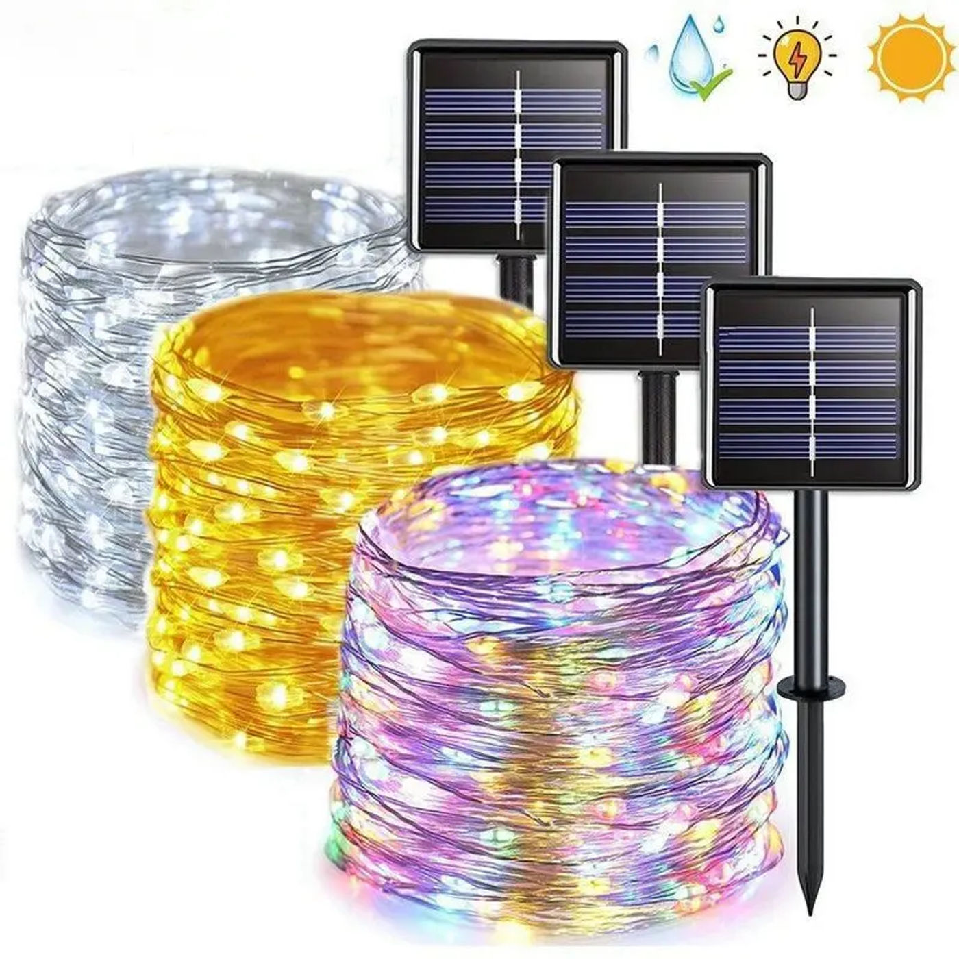 Description Picture 4 of itemChristmas Solar LED String Light Outdoor Garden Fairy Lights Led light Waterproof Lamp for Christmas Party Decoration
