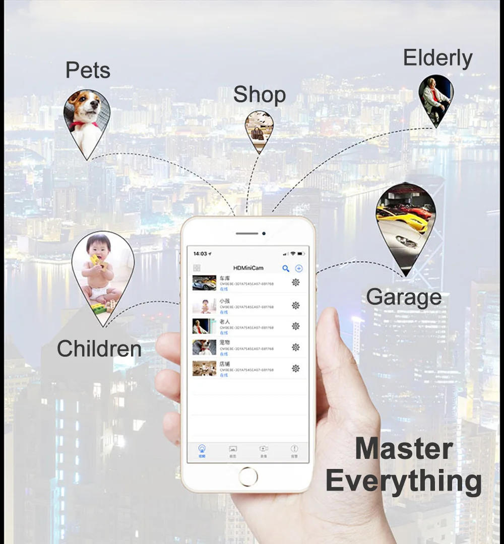 Description Picture 5 of itemXD Powerful Super Mini HD Camera with AI Human Detection Monitoring Security Protection Cloud Storage 128G Card Smart Home Cam