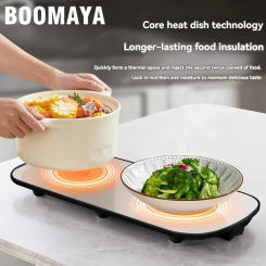 Fast Heating Food Electric Warming Tray Foldable Food Warmer Keeps Food Hot Constant Plate with Adjustable Temperature Control