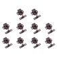 10pc Red Bronze