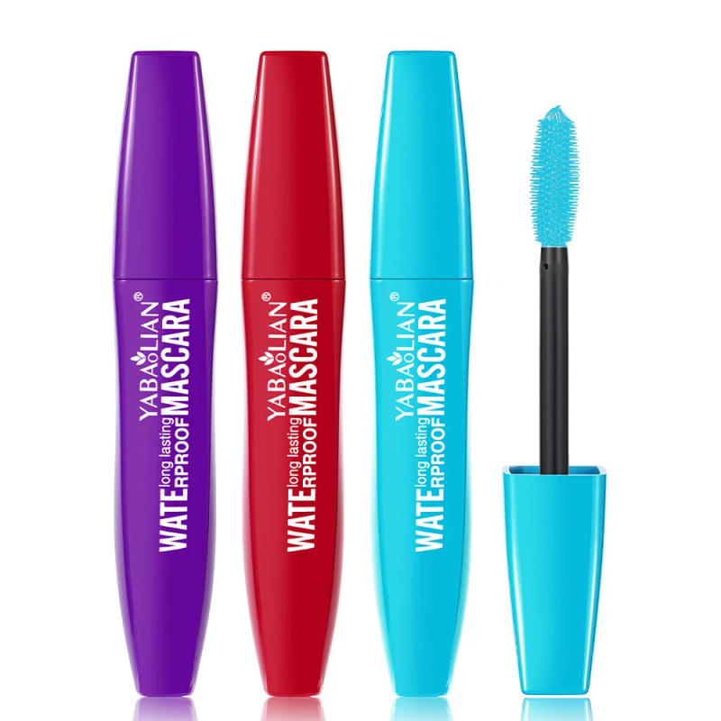 Description Picture 4 of item1/3Pcs Neutral Mascara, Color Mascara Waterproof, Thick and Curly, Not Easy to Smudge Eyeliner, Long-Lasting Makeup, Red, Blue, Purple
