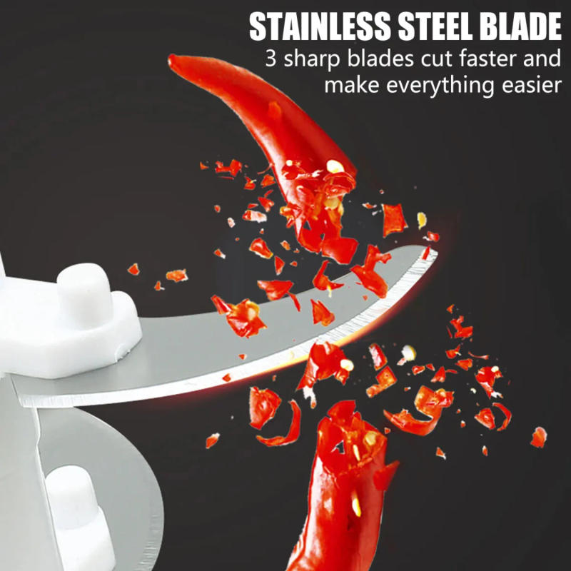 Description Picture 4 of item520ml Manual Garlic Chopper Hand Pull String Vegetable Cutter Onions Mincer  Ginger Fruits Herbs Nuts  Food Processor