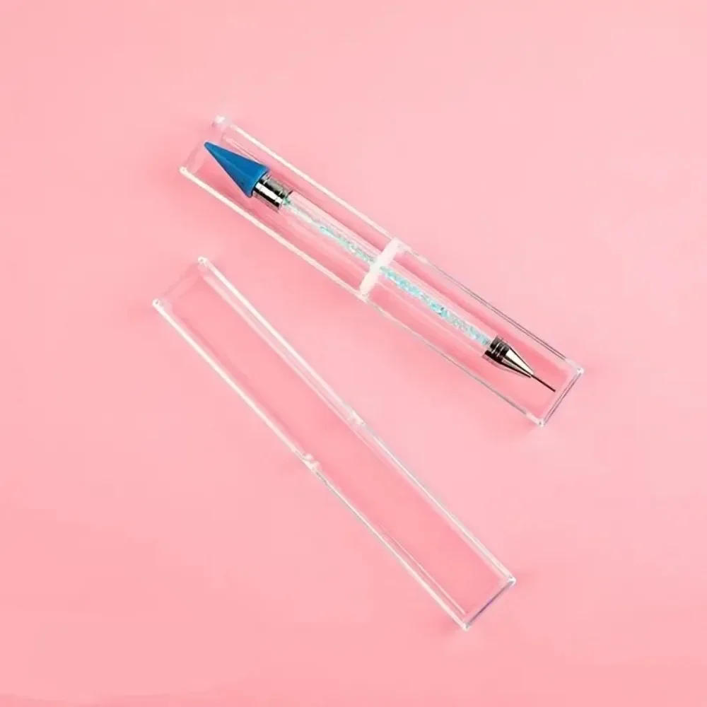 Description Picture 6 of itemNail Art Dual Heads Acrylic Design Metal Dotting Wax Pen Rhinestones Gem Picking Picker Manicure Drill Pencil Silicone Head Tool