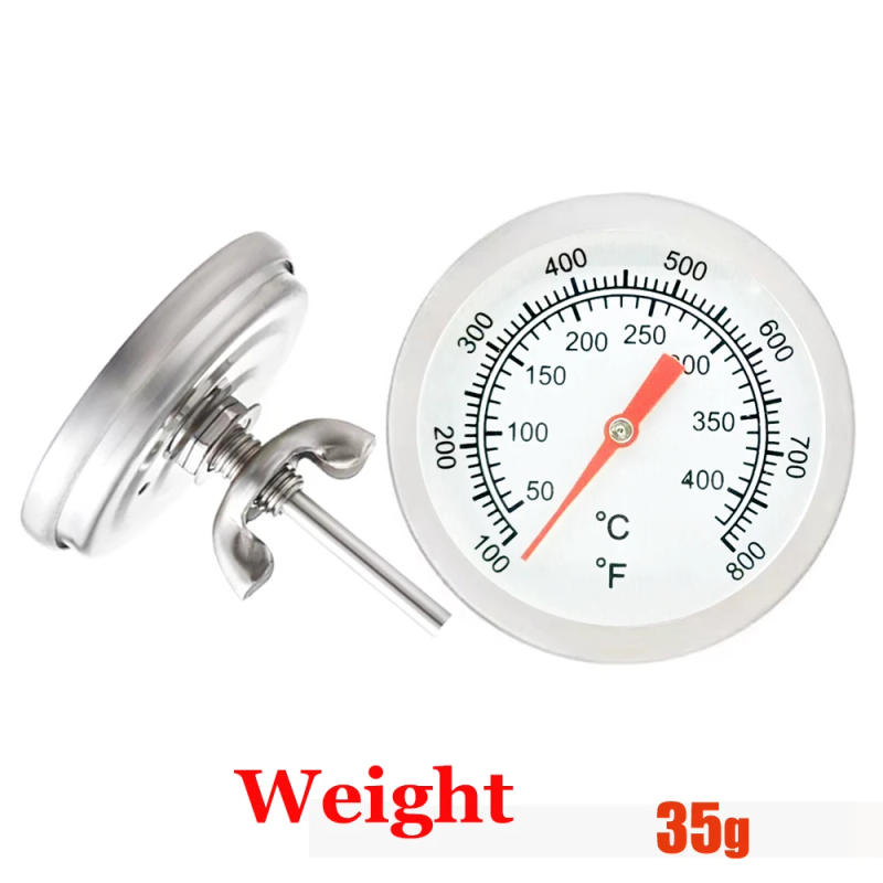 Description Picture 6 of item52mm Oven Thermometer Barbecue Smoker Grill Temperature Gauge Meter BBQ Meat Thermometer Cooking 50-400/50-500 Degrees Celsius
