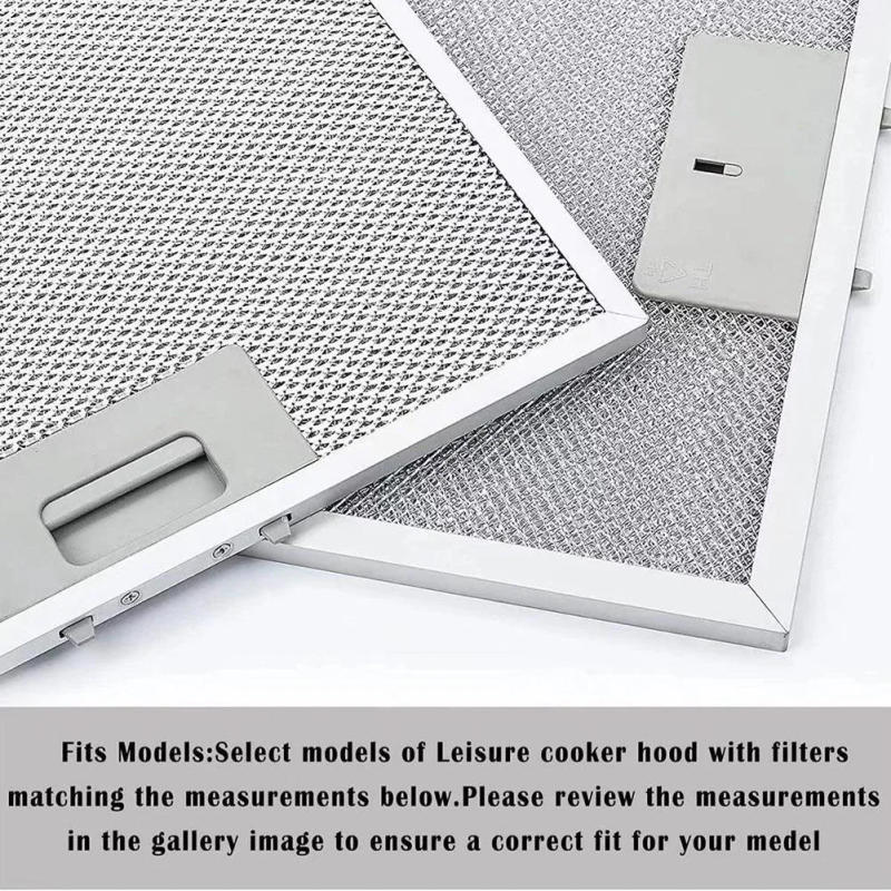 Description Picture 5 of itemRange Hood Filter Cooker Hood Grease Filter Metal Kitchen Extractor Ventilation Aspirator Filter Mesh 320×320x9mm