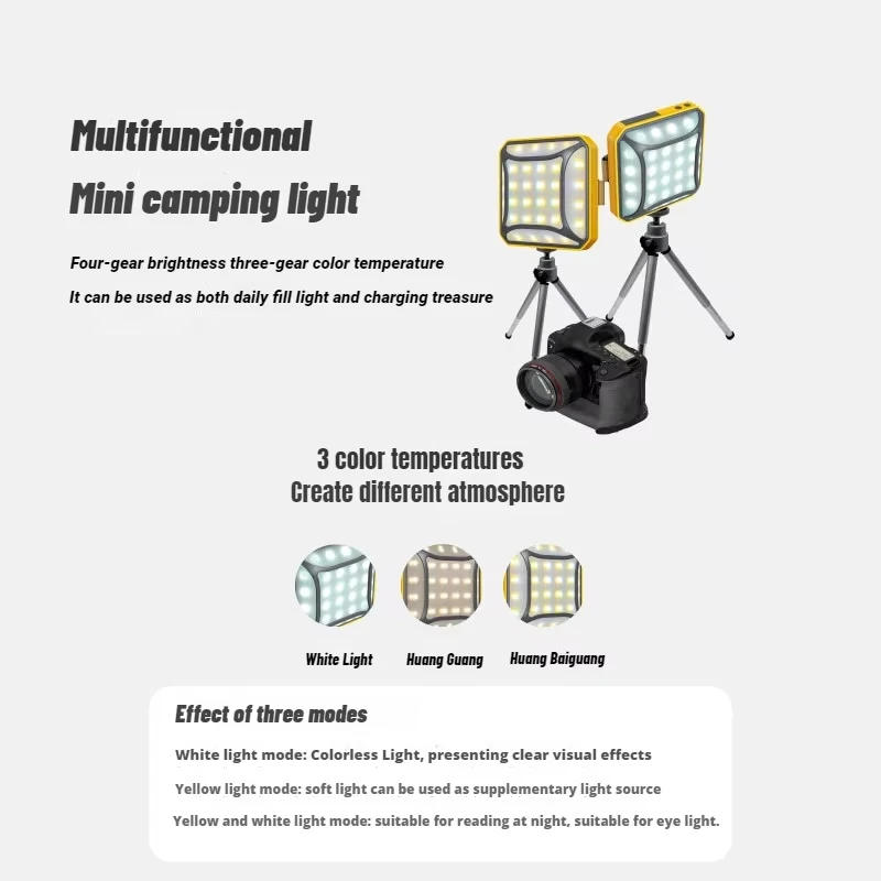 Description Picture 4 of itemMultifunctional Outdoor Camping Light Rechargeable Led Portable Camping Light Waterproof Portable Tent Lantern