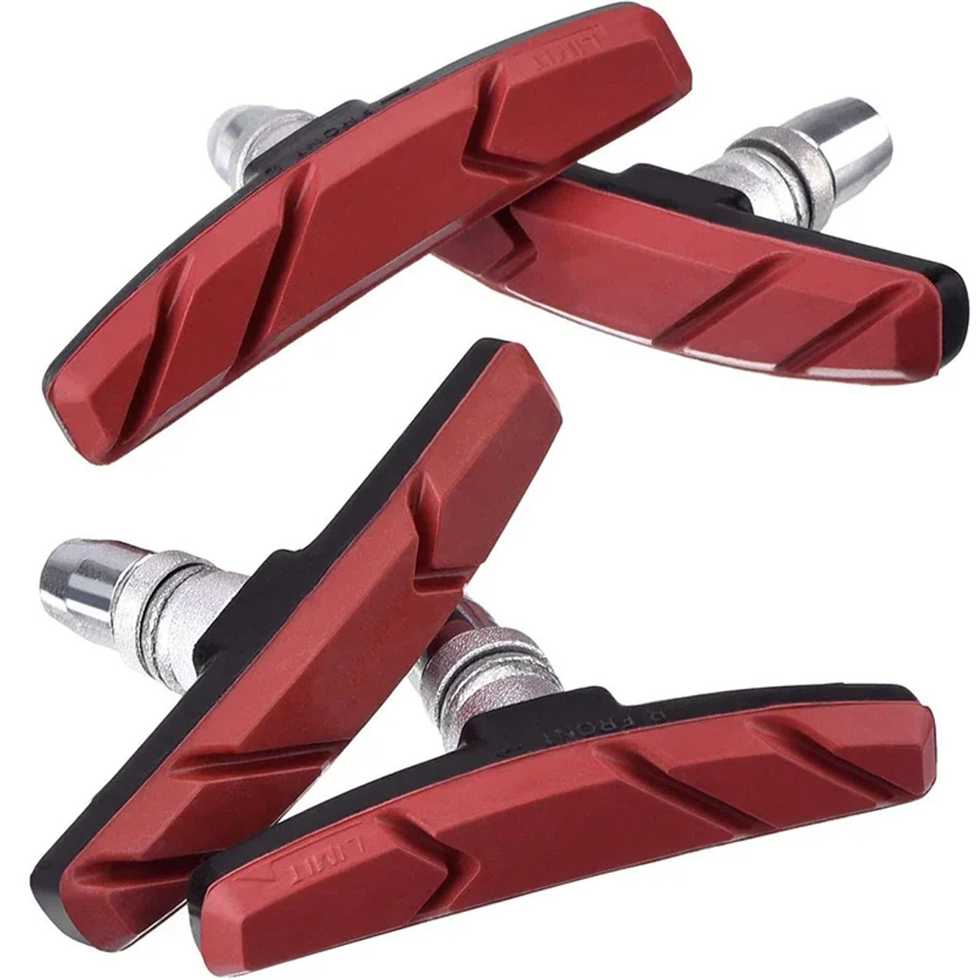 Description Picture 2 of itemA Pair Durable Bicycle Silent Brake Pads Cycling V Brake Holder Pads Shoes Blocks Rubber Pad For Long-lasting Performance