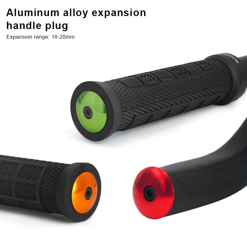 Description Picture 6 of item1 Pair Bicycle Handlebar End Plug Caps Aluminum Alloy Multi-Color Bike Grip Handlebar End Cap BMX Cycling Handlebar Accessories