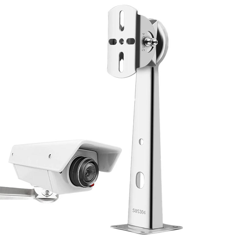 Description Picture 3 of item304 Stainless Steel Monitoring Camera Bracket Wall Mount Bracket Wall Corner Pole Clamp Outdoor Monitoring Camera Bracket