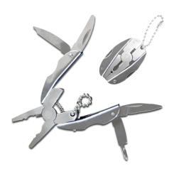 1pc Portable Multitool Edc Gadget Folding Pliers Pocketknives Keychain Mini Wire Repair Screwdriver Plier Outdoor Survival Tools