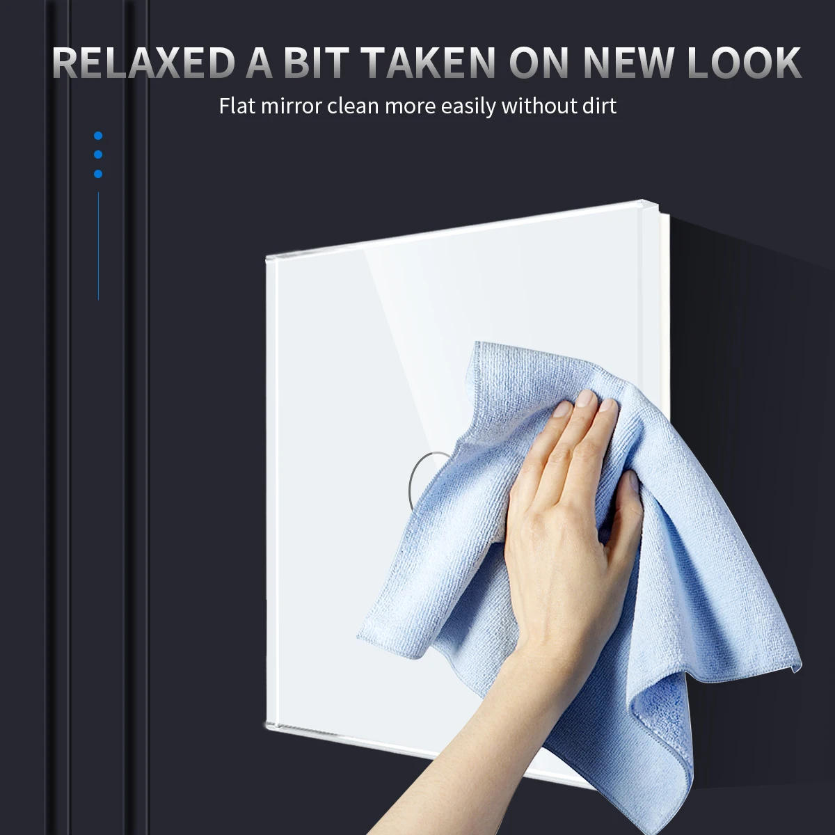 Description Picture 3 of itemBingoelec Sensor Switch EU Standard Light Crystal Glass Panel Lamp Power 1/2/3 Gang 1 Way AC 220V Luxury Wall Touch Switches