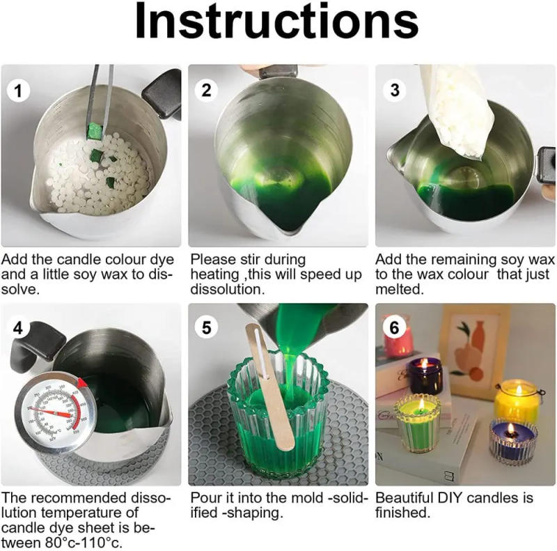 Description Picture 5 of item34 Candle Dye Colors Wax Candles Wax Pigment Dye Colors Candle Dye Liquid Dye Soy Wax DIY Soap Candle Making Supplies