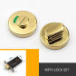 Shiny gold with lock