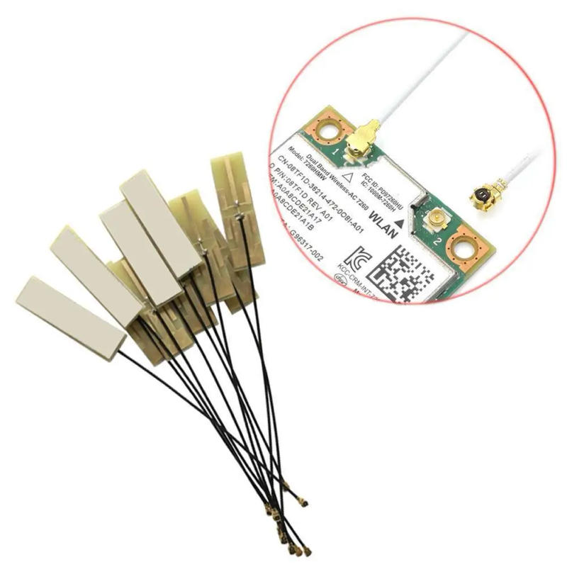 Description Picture 5 of item2.4G 5G 5.8G Built-in PCB Double Frequency FPV Antenna IPEX U.FL IPX For WiFi FPV System 4DBI PCB Antenna