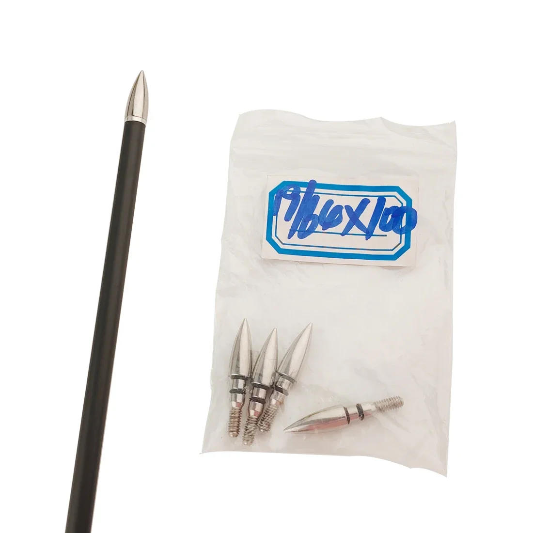 Description Picture 6 of item12Pcs 100-300gr OD 7.14/7.6/7.94mm Arrow Field Points Screw-In Arrowheads Target Practice for Hunting Accessories