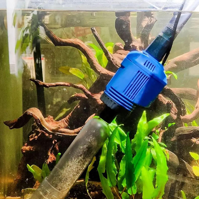 Description Picture 5 of itemStrong Suction Electric Aquarium Cleaner 16/20W Multi-Function Automatic Fish Tank Cleaner Gravel Extractor Silent