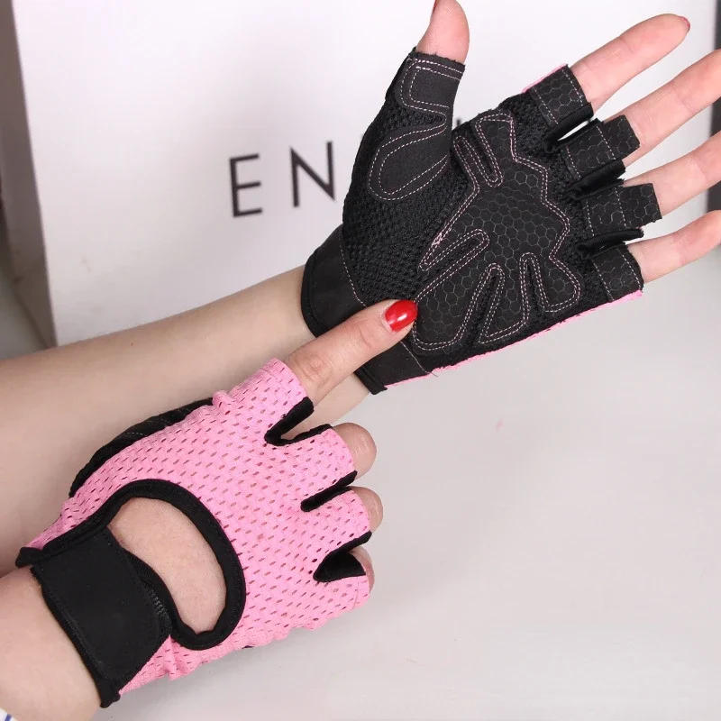 Description Picture 6 of itemGym Gloves Fitness Weight Lifting Gloves Body Building Training Sports Gloves Workout Half Finger Hand Protector for Men Women
