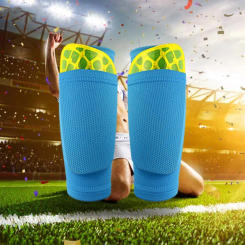 Sports Soccer Shin Guard Pad For Kids Sleeve Sock Leg Support Football Compression Calf Sleeve Shinguard For Adult Teens