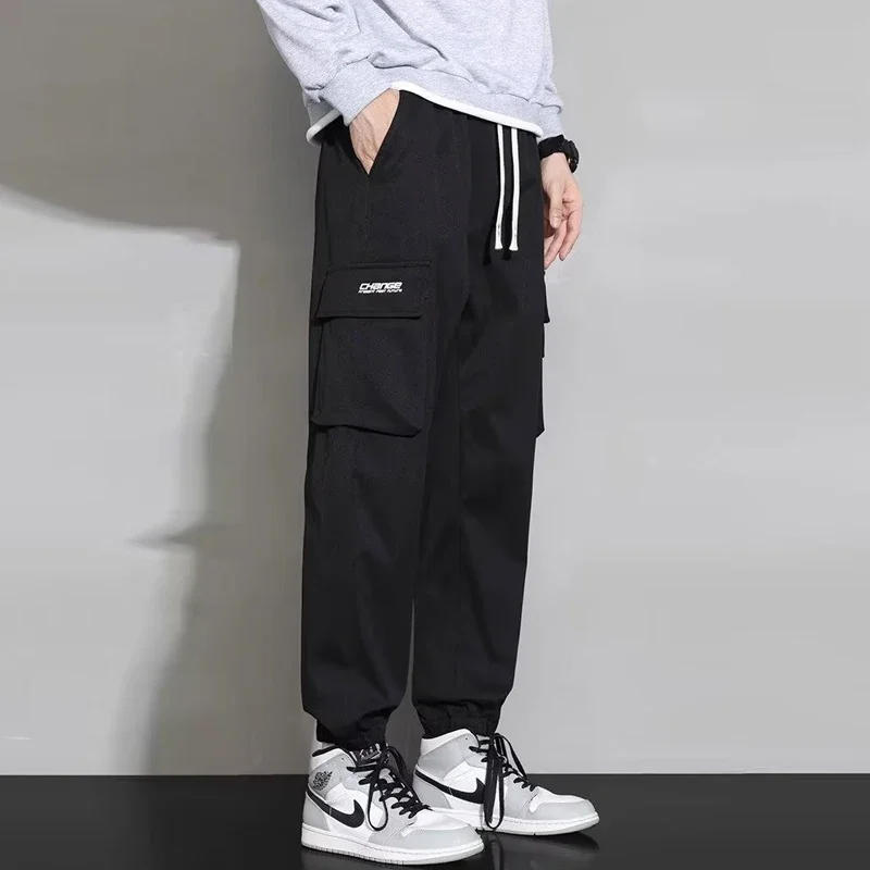 Description Picture 3 of itemFashion brand pants Korean version of casual casual casual pants handsome young fashion multi-pocket leggings
