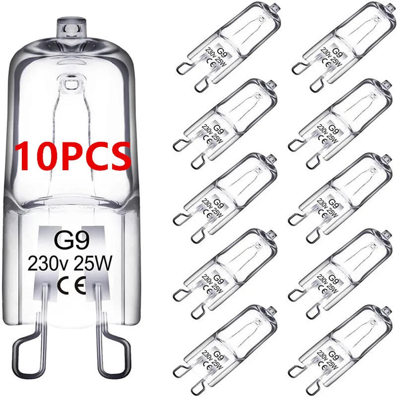 Description Picture 2 of item10/50/100PCS G9 220V 20W 25W 40W LED Lamp Bulbs Inserted Beads Crystal Lamp Halogen Bulb Eco Halogen Light Bulbs Capsule