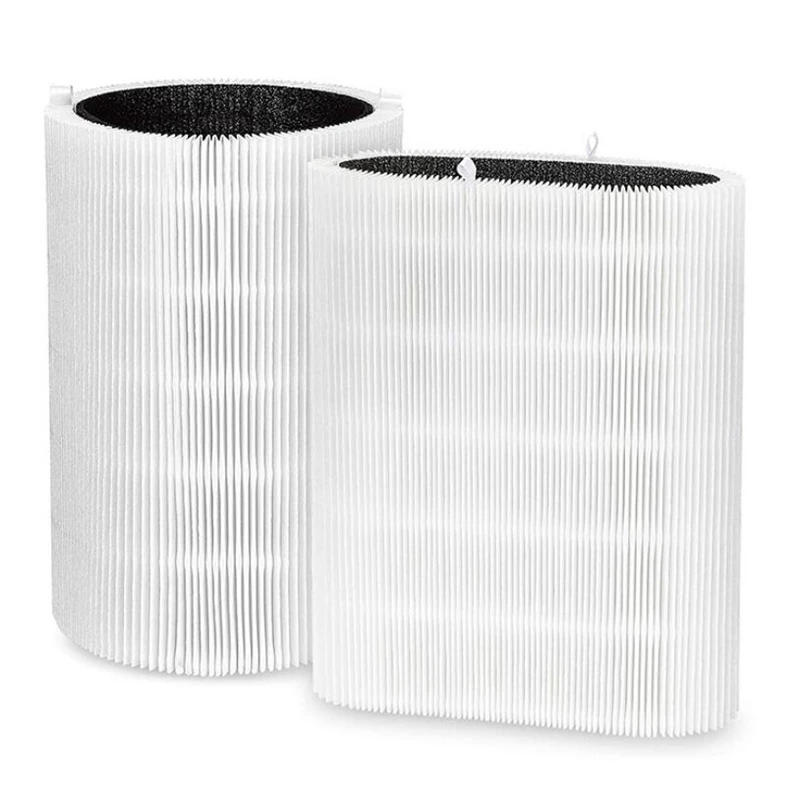 Description Picture 3 of itemReplacement For Blueair Blue Pure 411, 411+ & MINI Air Purifiers HEPA And Activated Carbon Composite Filter, 4 Pack