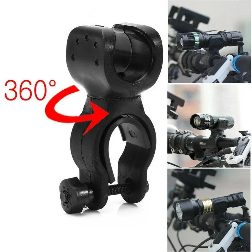 Description Picture 2 of itemEasy 360 Rotation Bicycle Mount Road Bike Headlight Flash Light Torch Holder Mounting Brackets Headlamp Cycling Parts