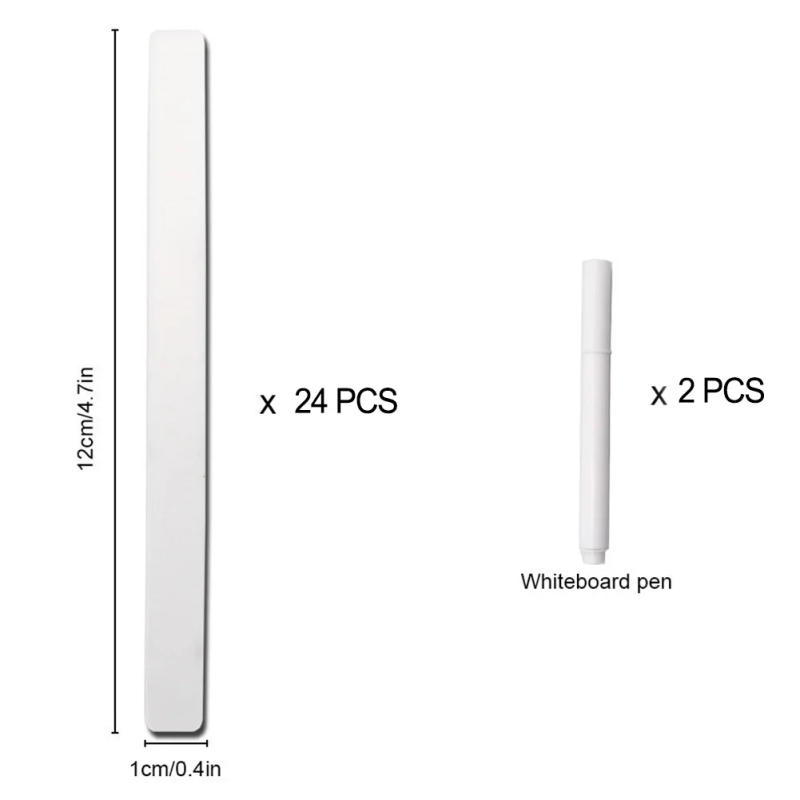 Description Picture 5 of item24Pcs Acrylic Plant Label Tag Clear Blanks Plant Markers Nursery Markers Flower Pots Seeding-Sign Mark For Potted Flowers