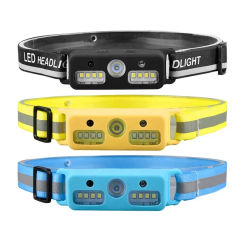 Sensor Headlamp LED High Bright Rechargeable Headlights COB Waterproof Fishing Camping Cycling Induction Head Light