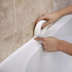 1.5m/3.2m PVC Waterproof Sealing Tape for Bathroom Sink Shower Bathtub Toilet  Self Adhesive Wall Sticker Toilet Gap Wall Corner