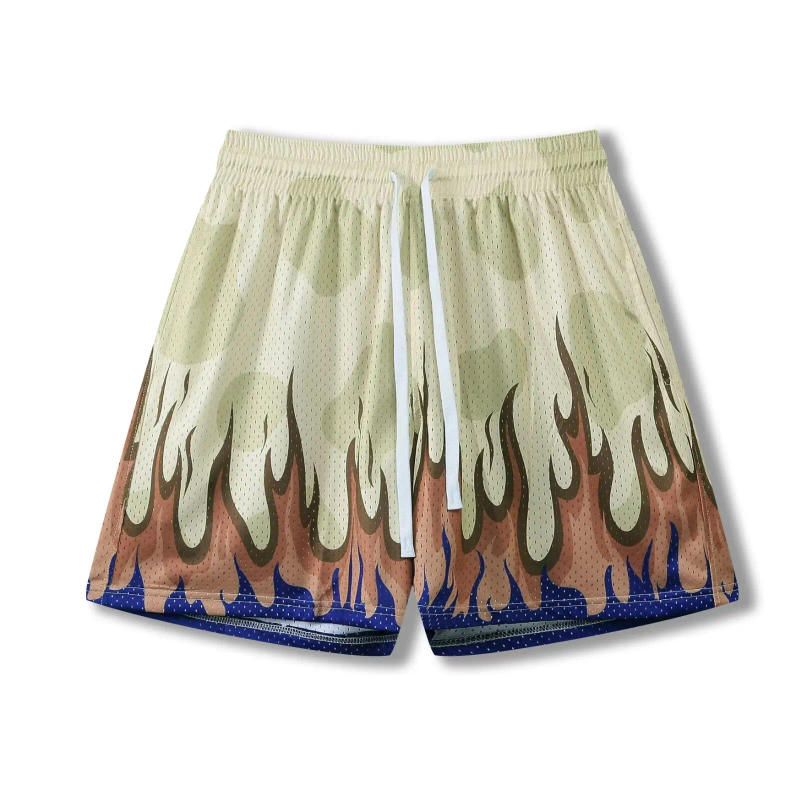 Description Picture 4 of itemNEW 24/25 American shorts Summer men's youth pants boy Double -layer basketball pants net beach pants casual fitness pants7105