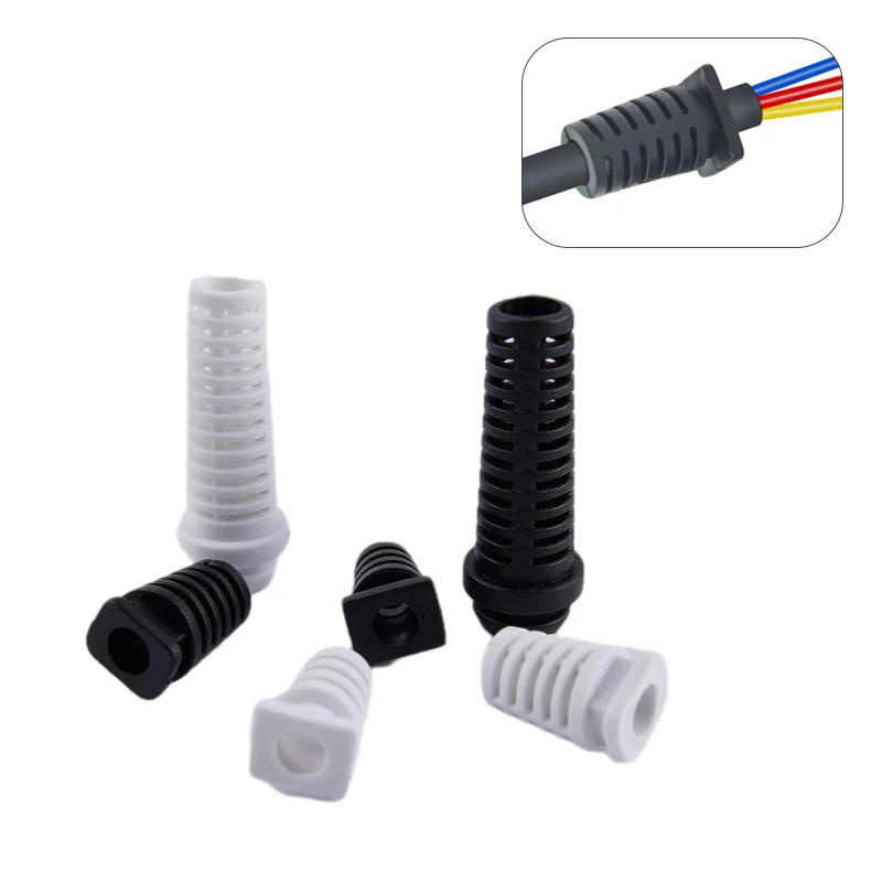 Description Picture 2 of item10pcs 4.6/5.2/6mm Cable Gland Connector Rubber Strain Relief Cord Boot Protector Wire Cable Sleeve for Power Tool Phone Charger