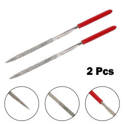 Triangular Diamond Needle File 3x140mm Grinding Polishing Files Set For Steel Stone Metal Wood Electronics Repair Tools