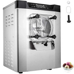 VEVOR Commercial Ice Cream Machine 1400W 20L Per Hour Hard Serve Ice Cream Maker with LED Display Screen Auto Shut-Off Timer
