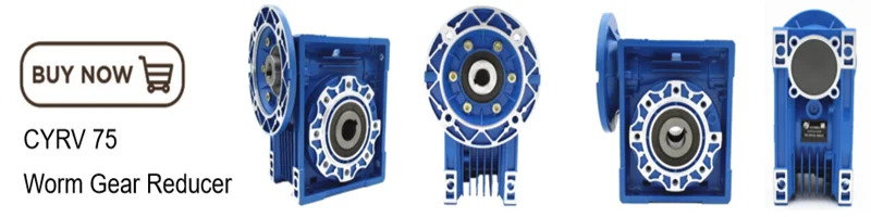 Description Picture 6 of itemCY Automan Big Torque Double -Stage Worm Gear Reducer CYRW30+CYRW50 Input Bore11mm Input Flange63B5 Speed Ratio 4000:1