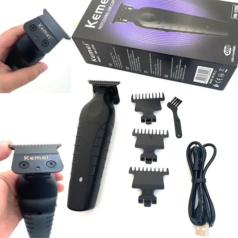 Description Picture 2 of itemKemei KM-2299 Men's Hair Clipper Professional Electric Hair Clipper USB Rechargeable Barber Trimmer Men's Electric Hair Clipper