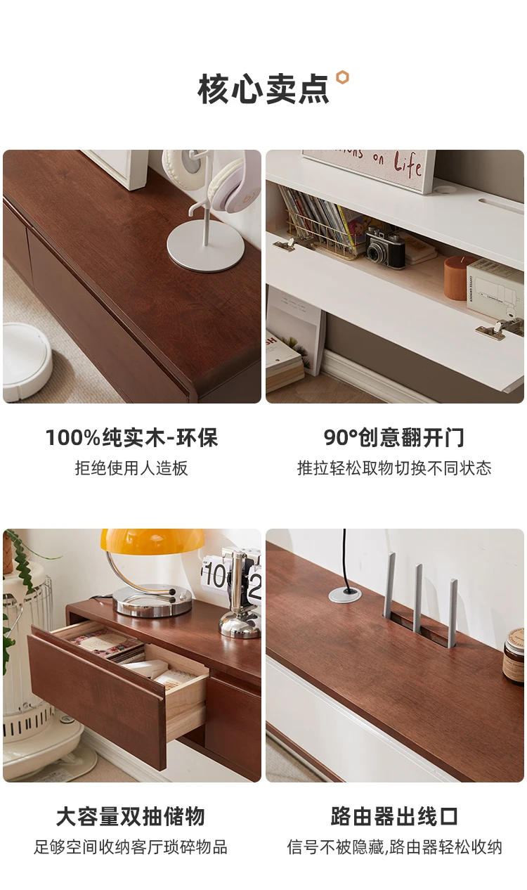 Description Picture 3 of itemUniversal Luxury Design Tv Stand Simple Drawer Innovative Modern Large Living Room Tv Table Wood Hanging Tv Schrank Furniture